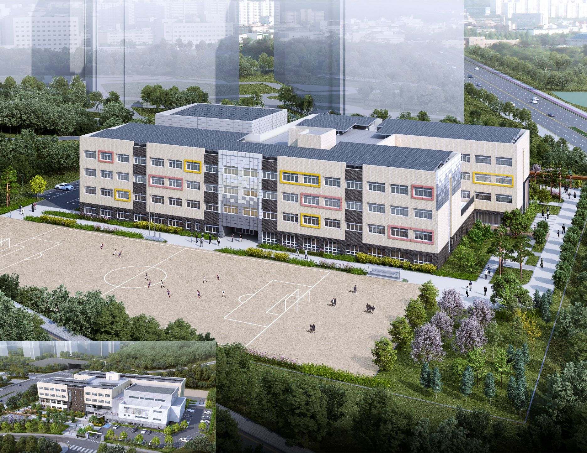 지금고 교사 신축공사