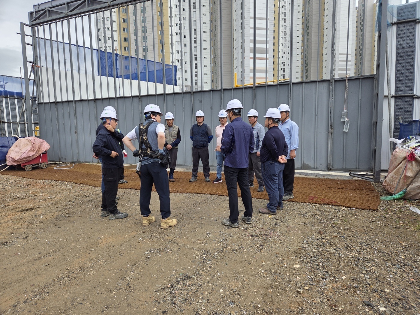 Construction site background